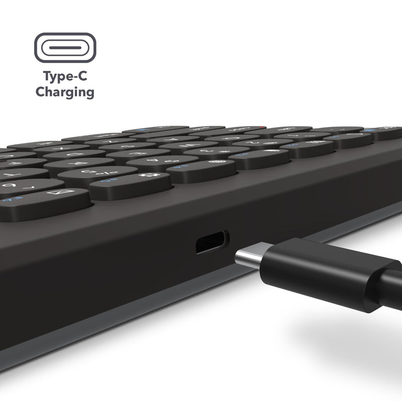 ZAGG Pro Wireless Keyboard 17-Inch - Grey (ZAGG-103211030)