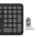 ZAGG Pro Wireless Keyboard 17-Inch - Grey (ZAGG-103211030)