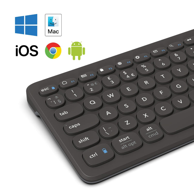ZAGG Pro Wireless Keyboard 17-Inch - Grey (ZAGG-103211030)