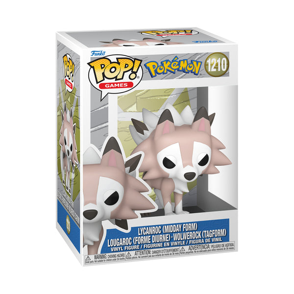 Funko Pop! Games: Pokémon - Lycanroc (Midday Form) (FN-POP-00092410)