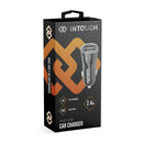 INTOUCH Dual USB-A Car Charger 2.4A - Black (IT-CLD3039-BK)