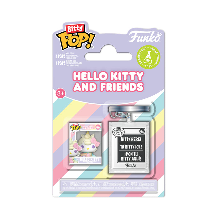 Funko Bitty Pop! & Accessories: Hello Kitty and Friends - Hello Kitty (Unicorn) & Keychain (FN-BIT-00097600)