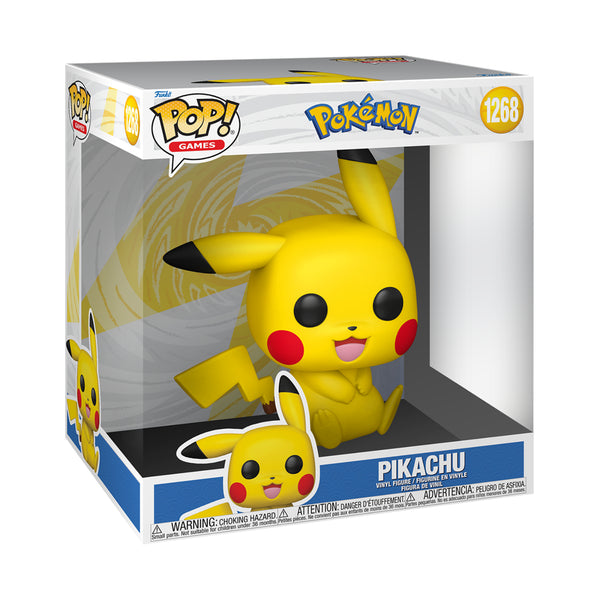 Funko Pop! Jumbo Games: Pokémon- - Pikachu (FN-BIT-00095217)