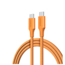 UGREEN Type-C To Type-C Braided Cable 100W 1 Metre - Orange (UG-L502-95493)