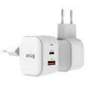 Snug USB/Type-C Wall Charger 35W with Type-C Cable - White (SNP-TR-35BUC-TY)