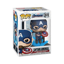 Funko Pop! Marvel: Avengers Endgame-Captain America With Broken Shield